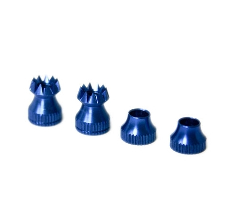 SECRAFT Transmitter Stick Ends V2 Blue - JR SECRAFT Transmitter Stick Ends V2 Blue - JR